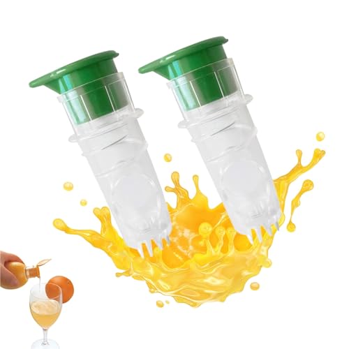 Zitronenpresse mit Schraubverschluss,2 Stück manuelle Zitronen-Limetten-Presse for Entsaften von Limetten,Orangen,Zitrus-Zitronenpresse,Ausgießer,Handbehälter mit Deckel und eingebautem Filter(Grün)