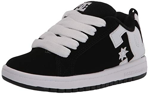 DC Unisex-Child Court Graffik Schuhe, 38 EU, Black/White