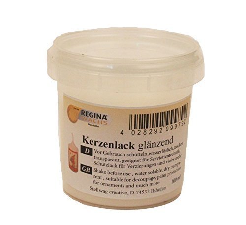 Regina Wachs Kerzenlack glänzend, 100 ml