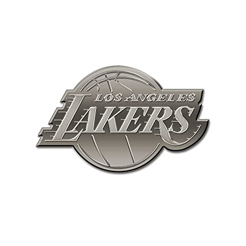 Rico Industries NBA Los Angeles Lakers Antik Auto Emblem Antik Nickel Auto Emblem für Auto/LKW/SUV