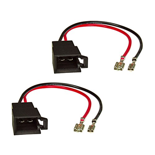 tomzz Audio 7103-001 Lautsprecheradapter (2er Set) auf DIN kompatibel mit Dacia Opel Renault Seat Skoda Volvo VW