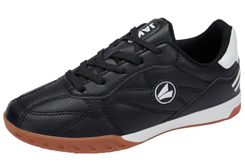 JAKO Unisex J-SI Signature Hallenturnschuh, Jet Black/White, 44 EU