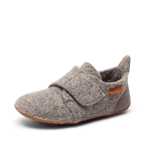 Bisgaard Unisex Kinder Casual Wool Slipper, Grau, 35 EU