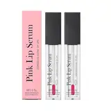 Pink Lip Serum Plumper, Color Changing Lip Gloss, Pink Lip Serum Plump Gorgeous Glow of Lips, Pink Lip Serum Plumping, Glow Color Changing Lip Oil, Hydrating Lip Stain for Women