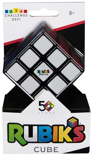 Rubik's Rubik’s Cube 3x3 Zauberwürfel - der Klassische 3x3 Cube für Logik-Akrobaten ab 8 Jahren, ideal für unterwegs: hohe Qualität, leichtgängiges Handling, leuchtende Farben - der Original Cube