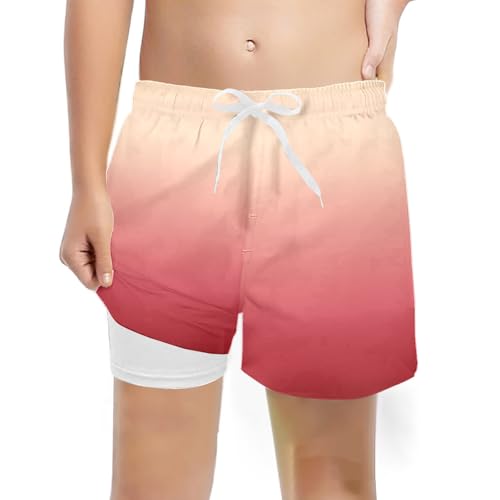 Generisch Kurze Jogginghose Kurze Hosen für Jungen Sommer Casual Shorts Einfarbig Shorts Boys Leichte Sommerhose Dünne Freizeitshorts Hose Kinder 5-14 Jahre