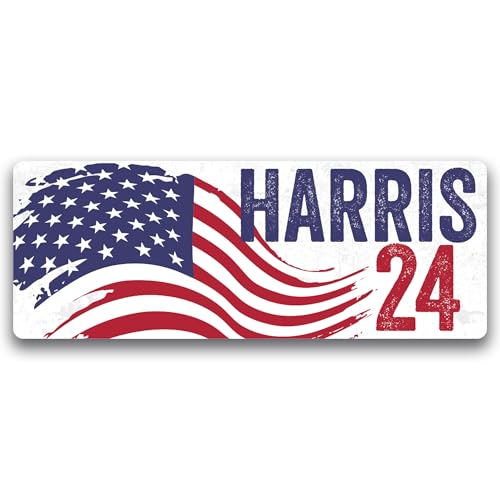 Magnet Me Up Kamala Harris 2024 Magnet-Aufkleber, amerikanische Flagge, 10,2 x 15,2 cm, kühne und inspirierende politische Kampagne, Souvenir, Präsidentschaftswahl, jede magnetische Oberfläche,