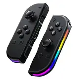 CKXTSH Switch Wireless Controller für Switch/Lite/OLED, Replacement Controller with RGB LED/Double Vibration/Wake-up