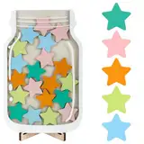 Giantree Belohnungsglas Kinder, Star Reward Jars Stern-Belohnungsglas Anreizglas Stern Personalisiertes Belohnungsglas belohnungstafel Kinder Motivierende Belohnungsgläser für Jungen Mädchen(25 stern)