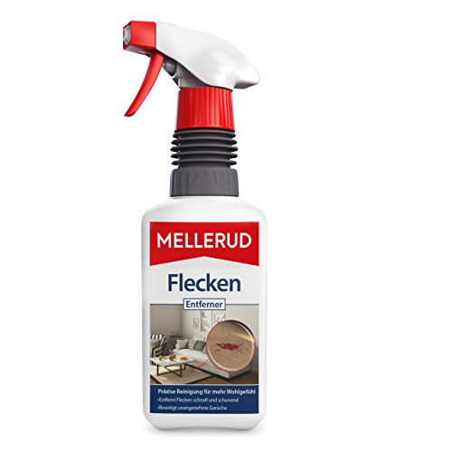 MELLERUD Flecken Entferner | 1 x 0,5 l | Effizientes Spray gegen hartnäckige Flecken auf textilen Oberflächen