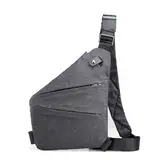 Gipfelfreund Anti Diebstahl Tasche, Gipfelfreund Umhängetasche, Schultertasche, Brusttasche, Diebstahlsichere Tasche, Anti-Diebstahl, Sicherheitstasche Reise für Damen und Herren