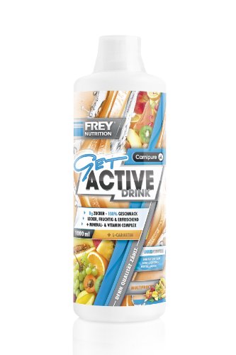 Frey Nutrition Get Active Drink - Multifrucht, 1er Pack (1 x 1 kg)