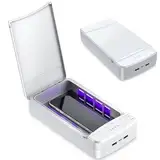 Professionelle Nail Art Sterilisator Box: WIYETY UV Lampe Sterilisator, Professionelle UV Desinfektionsgerät Mit Leisem Betrieb Geeignet für Nagelwerkzeuge und Nagelsalons (weiß)