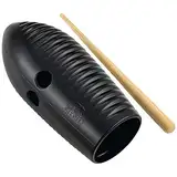 Nino Percussion Mini Güiro Instrument - Musikinstrument für Kinder ab 3 Jahren - Kunststoff, Schwarz (NINO581BK)