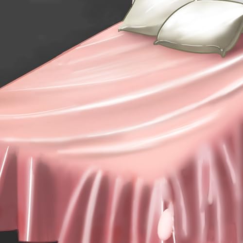 Tokaneit Wasserdichtes Sexlaken, Abwaschbares Fetish Bettlaken, Latex Bettlaken Sex, Weich PVC Bettwäsche, für Ausgiebige Nasse, für Paare (200×210cm)