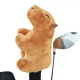 Golfzubehör, Tier-Golfschlägerabdeckungen, Capybara Driver Headcover, lustige Golfschlägerhaube, Golfschläger-Schlägerhaube für Golferliebhaber, Golfzubehör für Männer, zusätzlicher Schlägerschutz