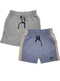 Bahob ® 2er-Pack Jungen-Shorts, Kinder-Fleece-Shorts, Sommer-Shorts, elastischer Bund, Jogger-Shorts, 3–14 Jahre (BFS-55-B, 5–6 Jahre)