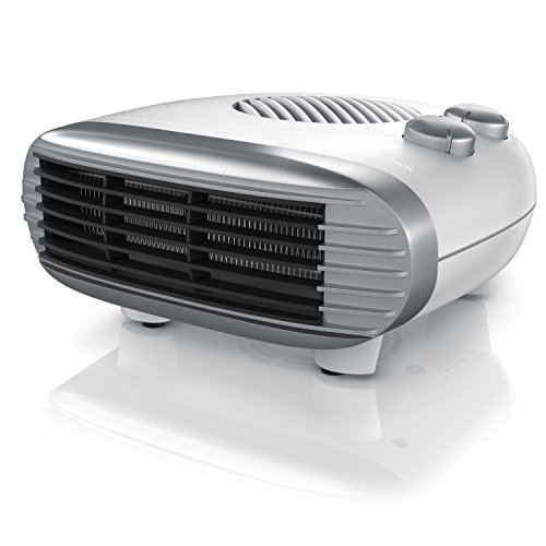Brandson Heizlüfter energiesparend leise, 3 Leistungsstufen, Heizlüfter Bad mit Thermostat, Betriebsanzeige 2000W, geräuscharm energieeffizient, Überhitzungsschutz, automatische Abschaltung