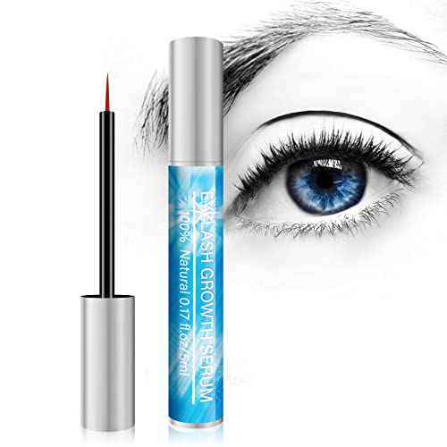 Wimpernwachstumsserum, Augenbrauenverstärker und Wimpernserum Lashes Wimpern Serum für längeres, dickeres, volleres, stärkeres Wachstum 5ML