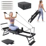 GRDSGRD Pilates Reformer Machine Foldable Pilates Reformer Maschine Equipment for Home Workouts,Portable Reformer Pilates Maschine for Home Gym