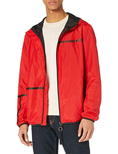 Armani Exchange Herren Logoptape Windbreaker, Absolut Red, XXL