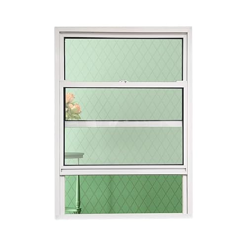 Vertikale, bewegliche Schuppenfenster, schalldichte Glasläden, Ersatz für Kabinen, Zuhause, Küchen, Garagen, flaches Schiebefenster (50 x 150 cm)