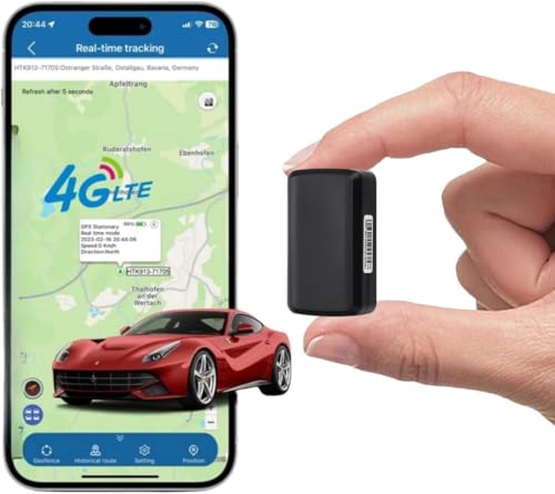 LMHOME GPS 4G Langzeit GPS-Tracker Power Finder für Oldtimer, Auto, Fahrzeuge, Boote, Anhänger und mehr inkl. Magnet-Befestigung - bis zu 90 Tage ohne Aufladen