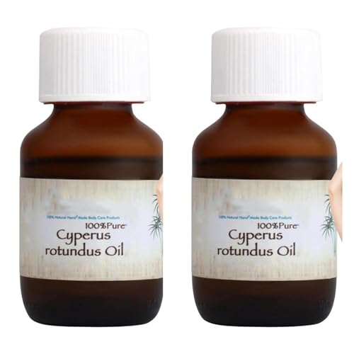 Cyperus Rotundus Oil | 60ml Pure Cyperus Oil For Hair Removal | Organic Cyperus Rotundus Oil Skin Care For Hair Growth Inhibitor | Moisturizing Cyperus Rotundu Oil For Reducing Body Hair Growth(2pack)