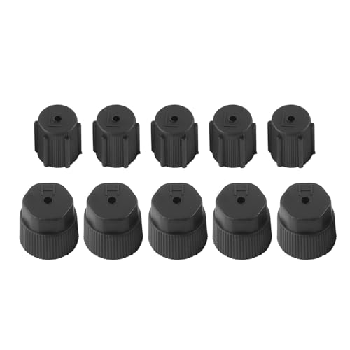 Auto Klimaanlage Kappen - 10pcs Universal Auto Deckel Klimaanlage Ventilkappen Kappe, 13mm 16mm Klimaanlagen Servicekappe, A/C-Ventil-Kernkappe