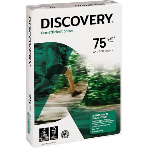 Discovery Fast Pack Multifunktionspapier, 75 g/m², A4, 2500 Blatt, Weiß
