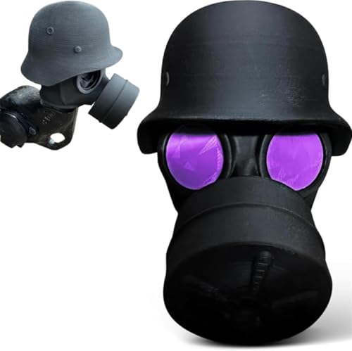 Abdeckkappe für Anhängerkupplung, Helmgasmaske, Anhänger, Kugelabdeckungen, lustige Gasmaske, Helm, Anhänger, Anhängerkupplung, Schutzkappe für Deichselkupplung (lila)