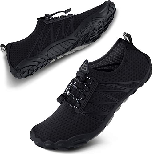 SEEKWAY Wasserschuhe Damen Herren Erwachsene Quick-Dry Aquaschuhe Barfuß für Strand Schwimmen Fluss Pool See Wandern Kajakfahren Surfen SP001 44EU