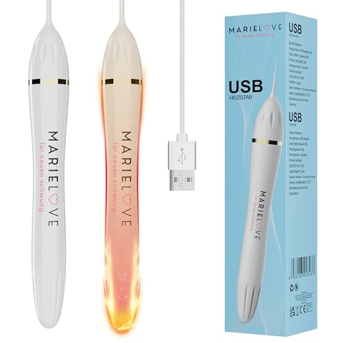 marielove Heizstab für Sex Puppe Masturbator Torso USB bis 46°C in 3 Minuten Sex Spielzeug erzeugt angenehme Wärme in deinem Sextoy Schutz durch automatische Abschaltung