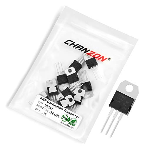 Chanzon 10 Stück TIP142 TO-220 Power PNP Darlington Transistor 10A