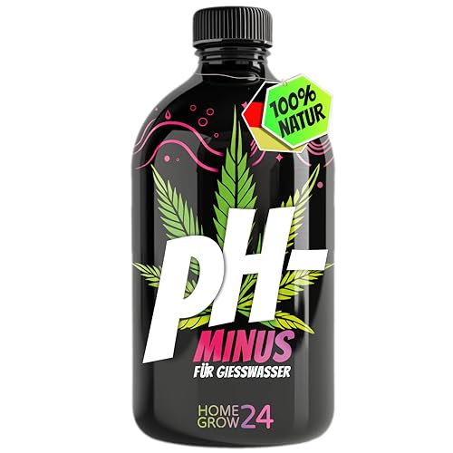 HOMEGROW24 PH Minus 500 ml, organischer pH-Wert Senker, für optimales Pflanzenwachstum, mit effektiven Mikroorganismen, Milchsäurebakterien, 100% natürlich ohne Chemie