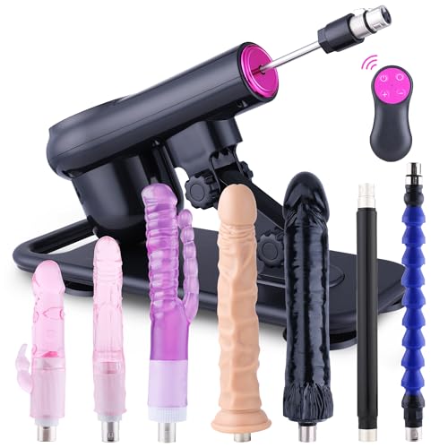 Fickmaschine mit Dildos Sexmaschine für die frau Remote Control Sexspielzeug Automatisch Realistischer Dildo Maschine Extrem Sex Toy mit 3xlr Aufsatz