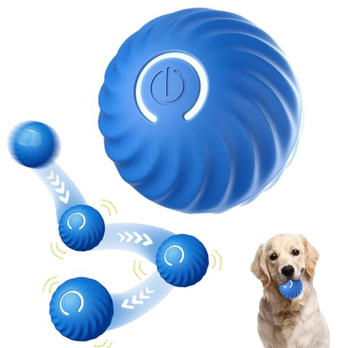 Shengruili Selbstrollender Ball Hund,Hund Intelligenzspielzeug,Interaktives Hundespielzeug,Geeignet für Kleine und Mittelgroße Hunde