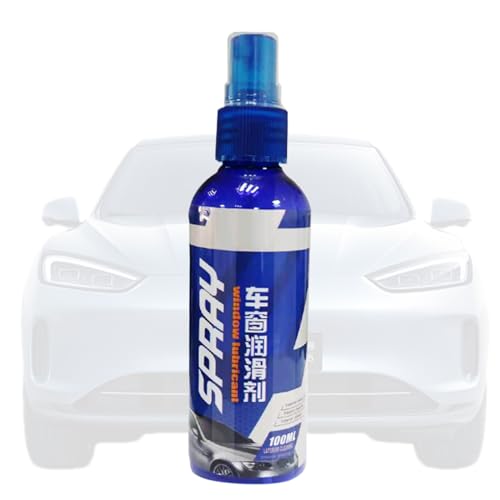 Autofenster-Schmiermittel, Autofenster-Schmierspray - Geräuschreduzierendes Auto-Schiebedach- Ihrer Autofenster mit 100 ml,Gummistreifen-Pflegemittel, Autotürschloss-Wartungs-Schmierspray Automotive