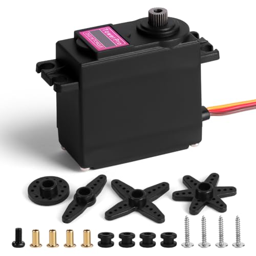 HOTUT Digital Servo Motor, RC Digital Servo, mit Metallgetriebe, 13 kg 180° 5V Standart Servo Micro Modellbau Verwendet für RC Roboter Hubschrauber Flugzeug