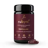 rubyni® Edelholunder (90 Kapseln) • 300mg Holunderbeeren Extrakt hochdosiert • Bio Edelholunder mit 100% ElderCraft® • Schwarzer Holunder • Immunsystem stärken • 100% Bio & Vegan