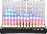 LPONAA Audiospektrumanalysator, Musikspektrumlicht, LED-Musikspektrumanzeige, 14-Segment-Pegelanzeige, Musikspektrumlicht, VU-Acryl-Lichtsäule für Musik
