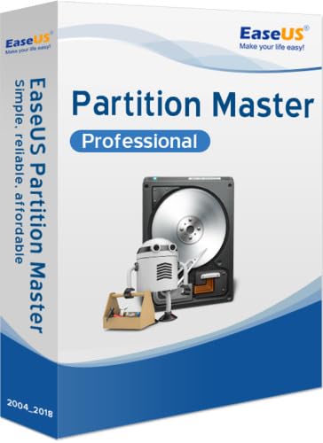 EaseUS Partition Master Professional lebenslange Lizenz 2 PC (Product Key Zertifikat per Mail + Post)