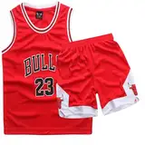 Basketball Trikot Kinder 2-Piece Basketball Kinder Trikot,Basketball Kinder Trikot Shirt and Shorts,Basketball Trikot,Trikot Basketball Kinder,Basketball Trikot Set für 10-12 Kinder(Rot)