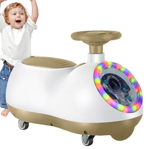 Outdoor-Fahrt für Kinder, Wiggle-Auto-Fahrzeug-aus PP-Material im Freien mit hoher Dichte für Kinder, ergonomisches Autospielzeug mit großen Sitzen für Parks, Gärten und Anderen Orten im Freien