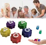 Traditionelles Koreanisches Spiel, Gonggi-Koreanisches Spiel Reaktionsspiel für Erwachsene und Kinder, Gonggi Jack Stone Pebbles Set Spiel, Hand-Auge-Koordination Spiel Partyspiele (5 Stück)