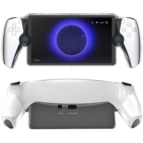 Miimall Klar Hülle Kompatibel mit Sony Playstation Portal Hülle, Ultradünn Transparent TPU Hülle PS5 Portal Case Anti-Gelb Staubdicht Ölfest Stoßfest Schutzhülle für Playstation Portal 2023