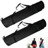 GAOUTO 2 Stück Stativ-Tragetasche, 23x130cm Stativtasche Kordelzug Aufbewahrungstasche, Tragetasche Stativtasche, Stativ Tasche, Geeignet für Zeltstangen-Lichtständer, Yoga und Sportausrüstung