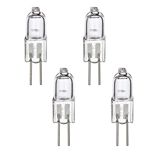 4st G4 Halogen Leuchtmittel, Backofenlampe, 20W Glühbirnen Für Haushaltsgeräte Mit 280 Lume, FüR Ofen/Mikrowellenherd Warmweiß GlüHbirne Bis 500 °C, 220–240 V, 20 W Ersatzlampe für Haushaltsgeräte