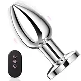 Analvibratoren für Mann Frau, Anal Vibrator für Männer mit Fernbedienung 10 Modi Analplug# für Frauen mit Vibration, Klein Vibratorensets für Frauen Paare Prostata Vibration Männer Analvibrator