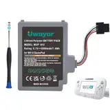 Uwayor Ersatzakku Akku Pack Ersatz für Wii U Gamepad Controller 3.7V 2000mAh WUP-012 Batterie